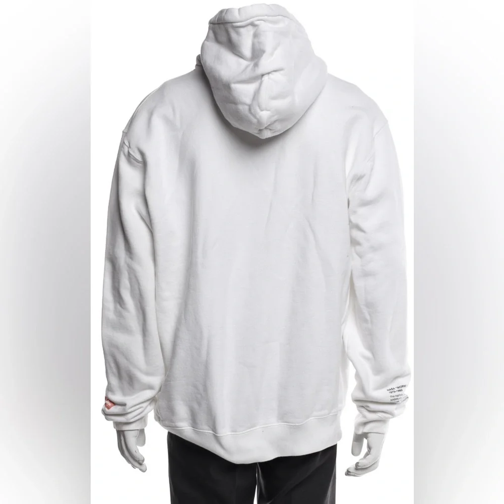 Men’s Heron Preston White NASA Hoody Size Small, EUC!!! Like New! - Picture 3 of 3